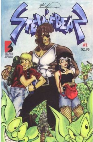 Steviebear 1 published by Belfax Studio with cover art by Ken Harrison