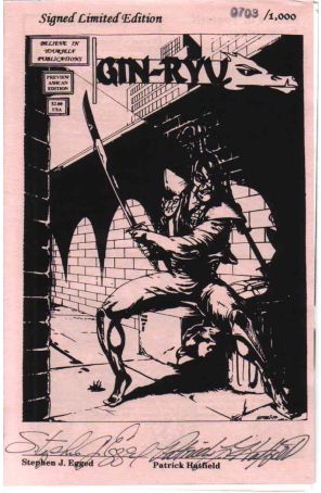 Gin-Ryu Ashcan 1A published by Believe in Yourself