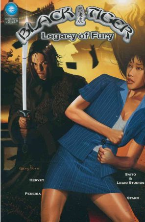 Black Tiger: Legacy of Fury 3 published by Beyond Time with cover art by Greg Horn