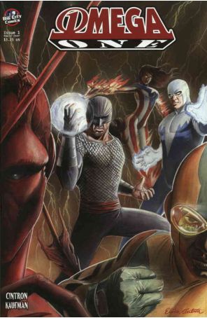Omega One 1 published by Big City with cover art by Elvin Cintron