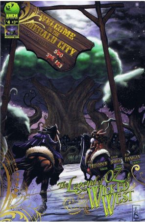 Legend of Oz: The Wicked West 4A published by Big Dog Ink with cover art by Alisson Borges