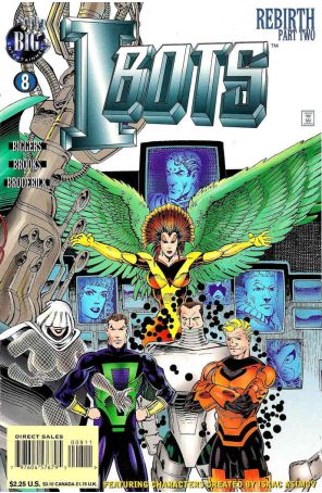 I•Bots (Isaac Asimov's, 2nd Series) 8 published by Big with cover art by Pat Broderick