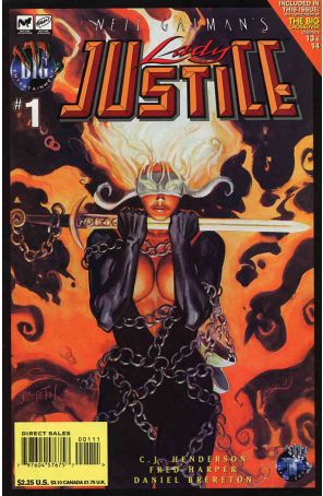 Lady Justice (Neil Gaiman's, Vol. 2) 1 published by Big with cover art by Dan Brereton