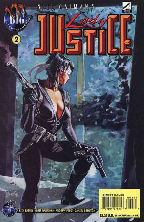 Lady Justice (Neil Gaiman's, Vol. 2) 2 published by Big with cover art by Dan Brereton
