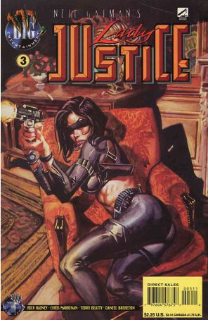 Lady Justice (Neil Gaiman's, Vol. 2) 3 published by Big with cover art by Dan Brereton