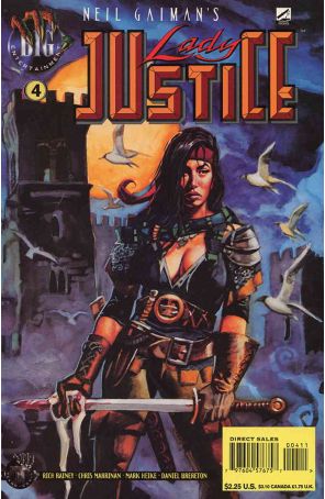 Lady Justice (Neil Gaiman's, Vol. 2) 4 published by Big with cover art by Dan Brereton