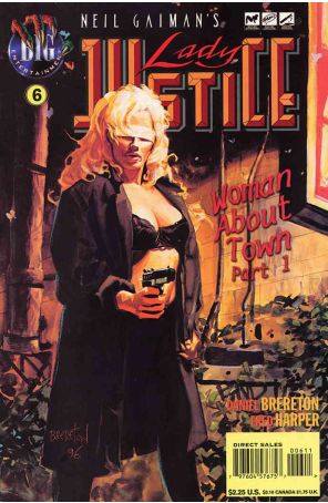 Lady Justice (Neil Gaiman's, Vol. 2) 6 published by Big with cover art by Dan Brereton