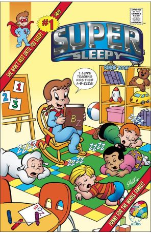 Super Sleepy 1 published by Sitcomics with cover art by Jeff Shultz