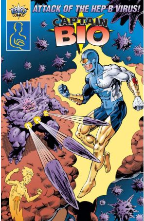 Captain Bio, Attack of the Hep B Virus 1 published by Bio Comics