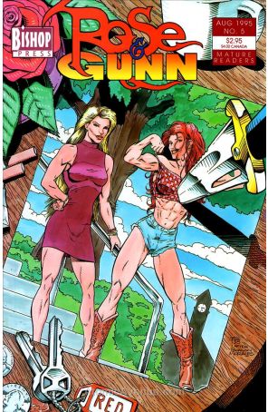Rose And Gunn 5 published by Bishop with cover art by Roman Morales