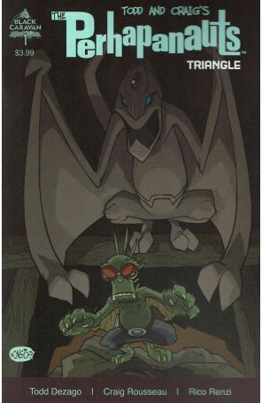 Perhapanauts: Triangle 1 published by Black Caravan with cover art by Craig Rousseau