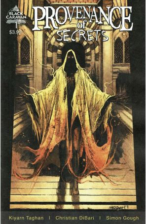 Provenance of Secrets 1 published by Black Caravan with cover art by Christian DiBari