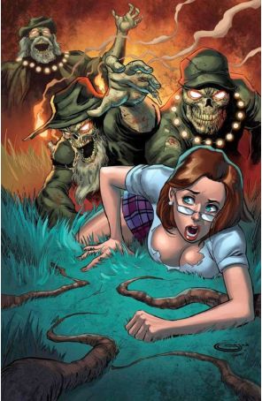 Swamp Dogs: House of Crows 1B published by Black Caravan with cover art by Sajad Shah