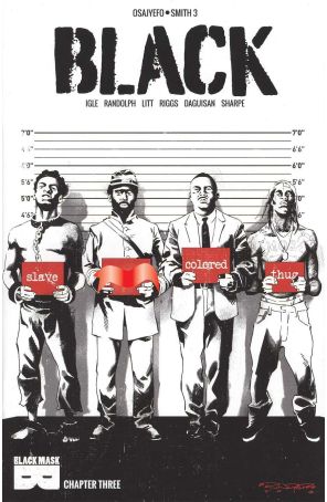 Black 3A published by Black Mask with cover art by Khary Randolph