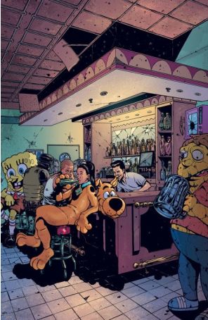 Calexit: The Battle of Universal City 2C published by Black Mask with cover art by Carlos Granda