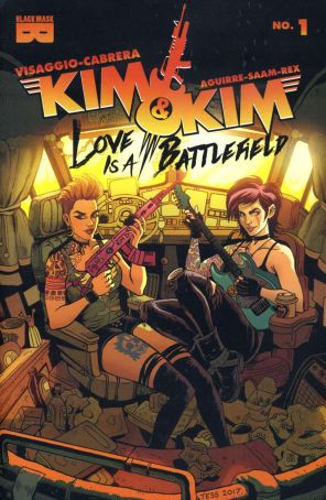 Kim And Kim: Love Is a Battlefield 1 published by Black Mask with cover art by Tess Fowler and Matt Wilson