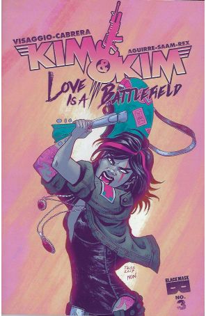 Kim And Kim: Love Is a Battlefield 3 published by Black Mask with cover art by Tess Fowler