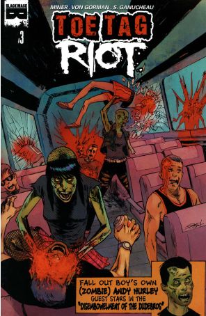 Toe Tag Riot 3 published by Black Mask with cover art by Christian Dibari
