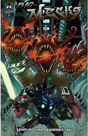 Bio Mechs 3A published by Blackbox with cover art by Cleber Souza Lima