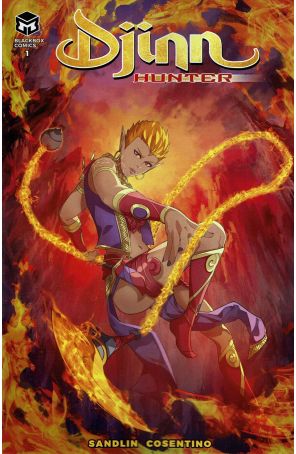 Djinn Hunter 1 published by Blackbox with cover art by Fabrizio Cosentino