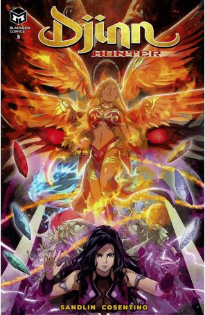 Djinn Hunter 5 published by Blackbox with cover art by Fabrizio Cosentino