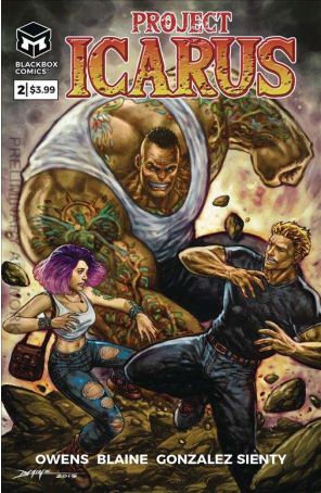 Project Icarus 2 published by Blackbox with cover art by Patrick Blaine
