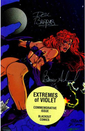 Extremes of Violet 0A published by Blackout with cover art by Jake Jacobsen