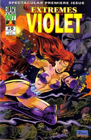 Extremes of Violet 0 published by Blackout with cover art by Dell Barras