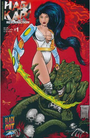 Hari Kari Resurrection 1 published by Blackout with cover art by Tommy Castillo