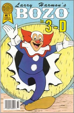 Bozo the Clown in 3-D (Larry Harmon's) 1 (Newsstand) published by Blackthorne