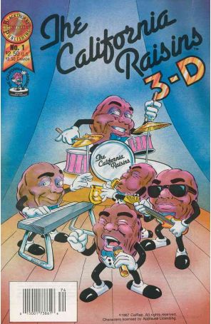 The California Raisins in 3-D 1 published by Blackthorne