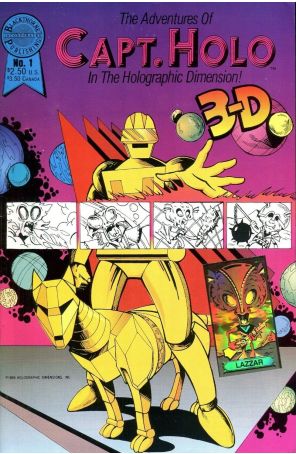 Capt. Holo and His Adventures in the Holographic Dimension in 3-D 1B published by Blackthorne