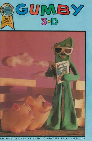 Gumby 3-D 1 published by Blackthorne
