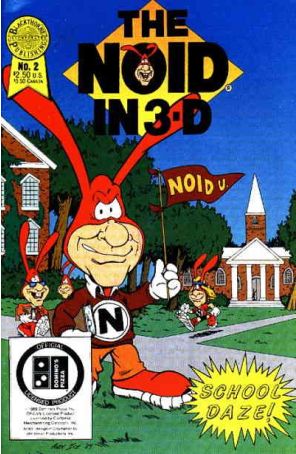 The Noid in 3-D 2 published by Blackthorne with cover art by Andy Ice