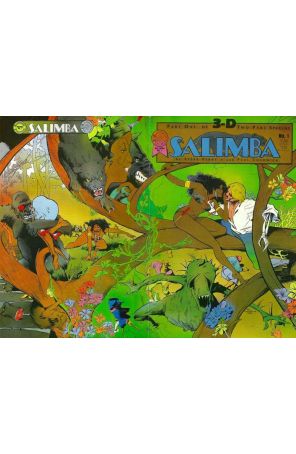 Salimba 3D 1 published by Blackthorne with cover art by Paul Chadwick