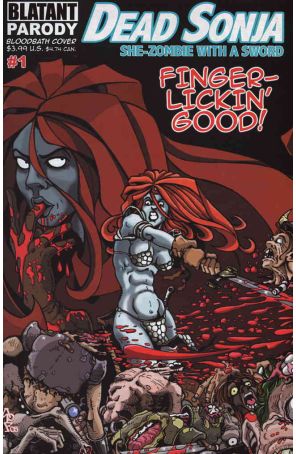 Dead Sonja: She-Zombie With a Sword 1A published by Blatant with cover art by Ap. Furtado
