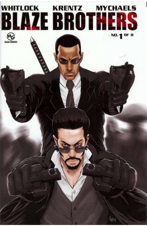 Blaze Brothers 1 published by IDW with cover art by Anthony Piper