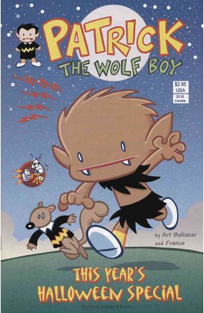 Patrick the Wolf Boy: This Year's Halloween Special 1 published by Blindwolf with cover art by Art Baltazar