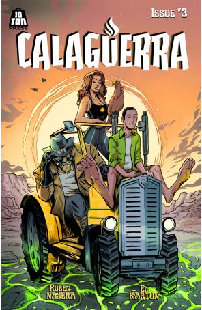 Calaguerra 3A published by 10 Ton with cover art by Derek Pashano