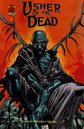 Usher of the Dead 1 published by Blood Moon with cover art by Samir Simao