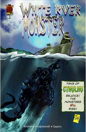 White River Monster 1A published by Blood Moon with cover art by Samir Simao