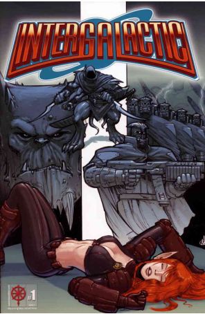 Intergalactic 1 published by Bloodfire with cover art by Matt Olson