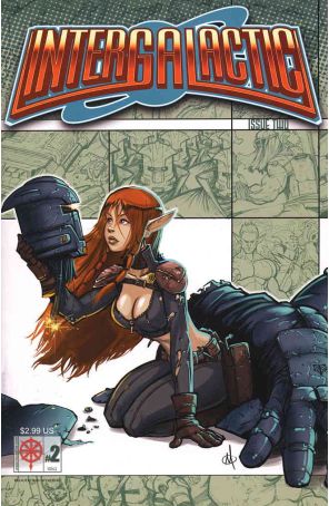 Intergalactic 2 published by Bloodfire with cover art by Matt Olson