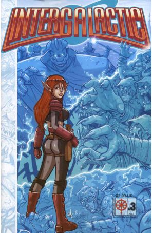 Intergalactic 3 published by Bloodfire with cover art by Matt Olson