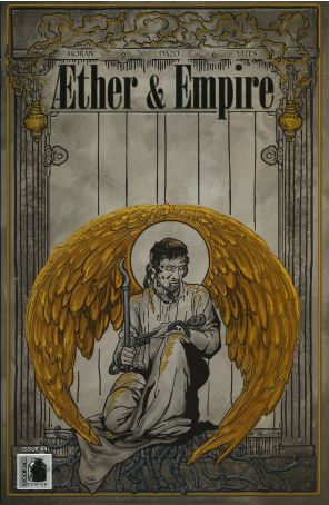 Aether And Empire 4 published by Blue Juice with cover art by Tim Yates
