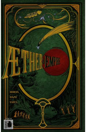 Aether And Empire 5 published by Blue Juice with cover art by Tim Yates