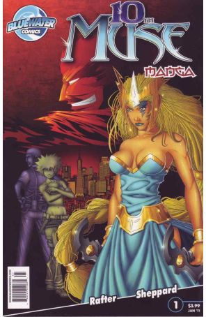 10th Muse Manga 1 published by Bluewater with cover art by Gerald Novoa Sheppard