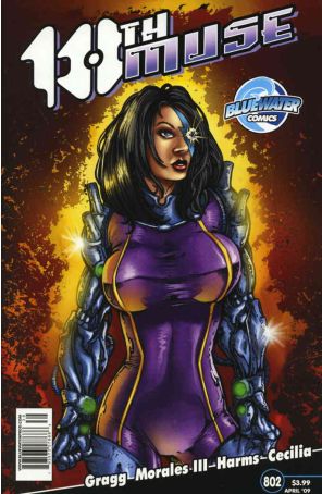 10th Muse (3rd Series) 802 published by Bluewater with cover art by Roman Morales III