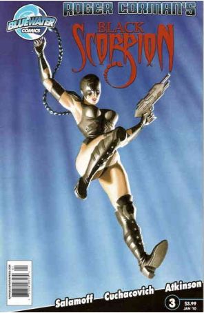 Black Scorpion (Roger Corman's) 3A published by Bluewater with cover art by Azim Akberali