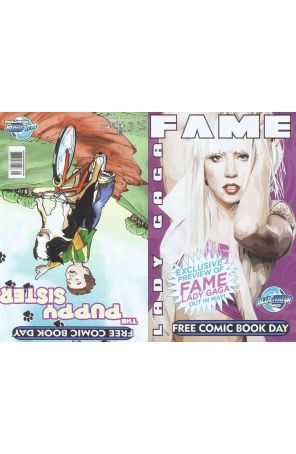 Fame: Lady Gaga FCBD 1 published by Bluewater with cover art by Paul Manton
